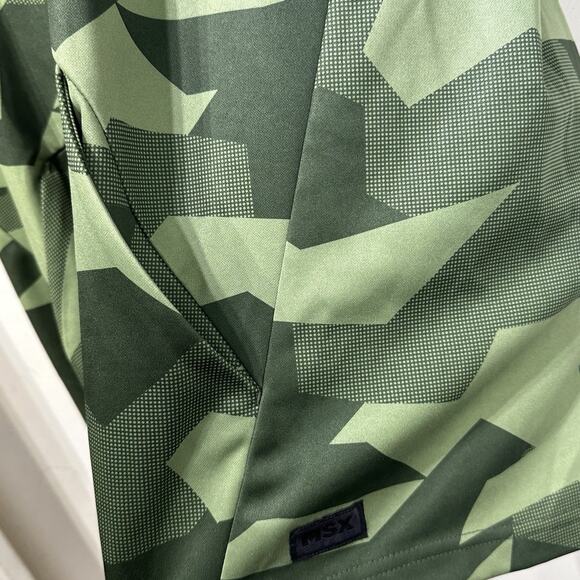 MSX By Michael Strahan Sleeveless Hoodie Sweater Camo Green Size 2XLT - Picture 6 of 8